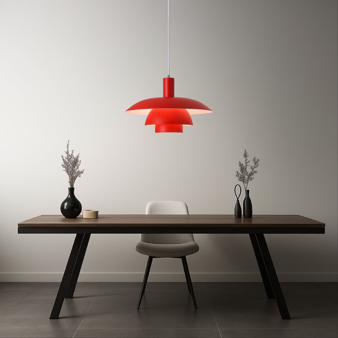 Layered Metal Pendant Light