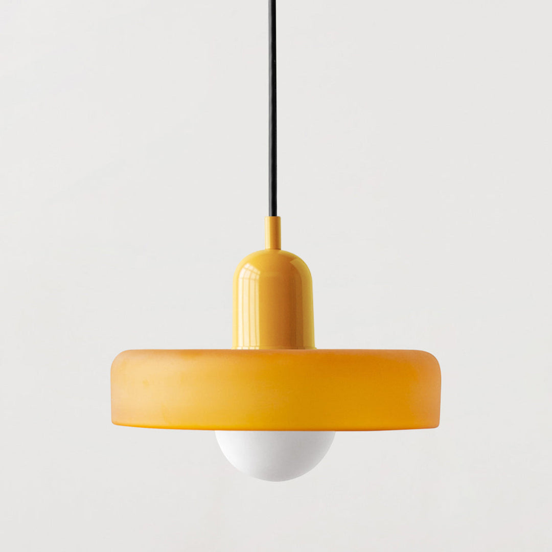 Modern Coloured Glass Pendant Light