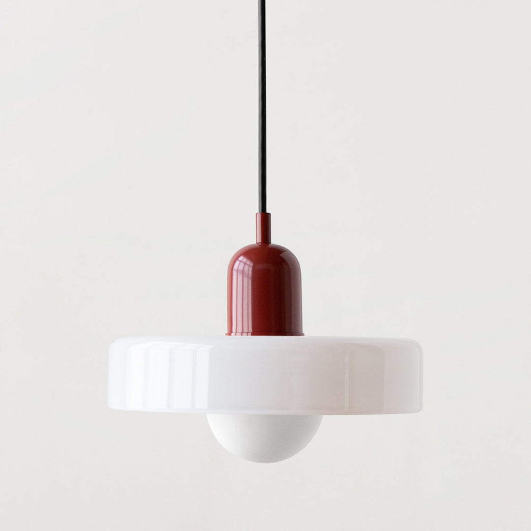 Modern Coloured Glass Pendant Light
