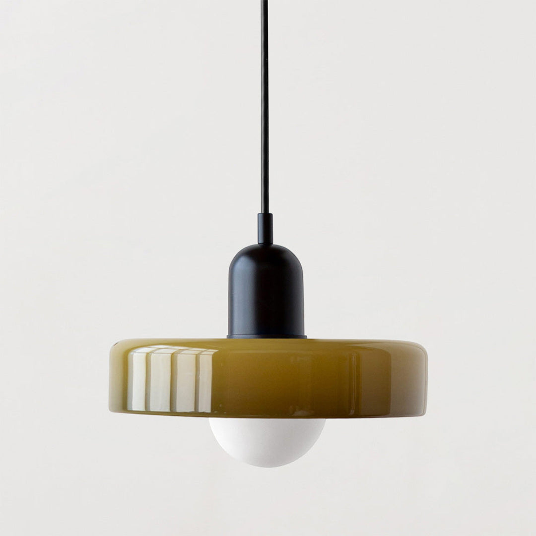 Modern Coloured Glass Pendant Light