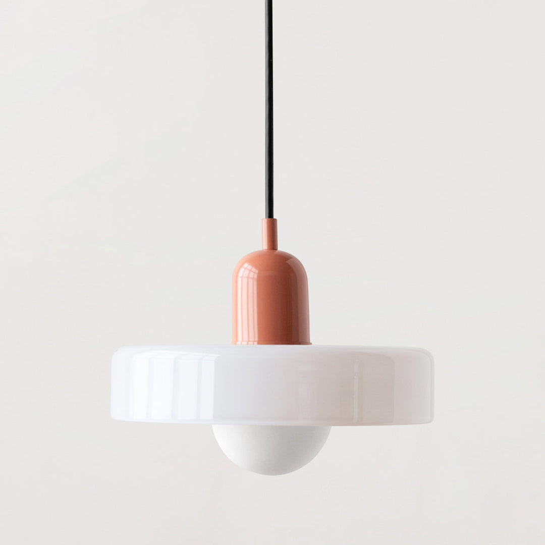 Modern Coloured Glass Pendant Light