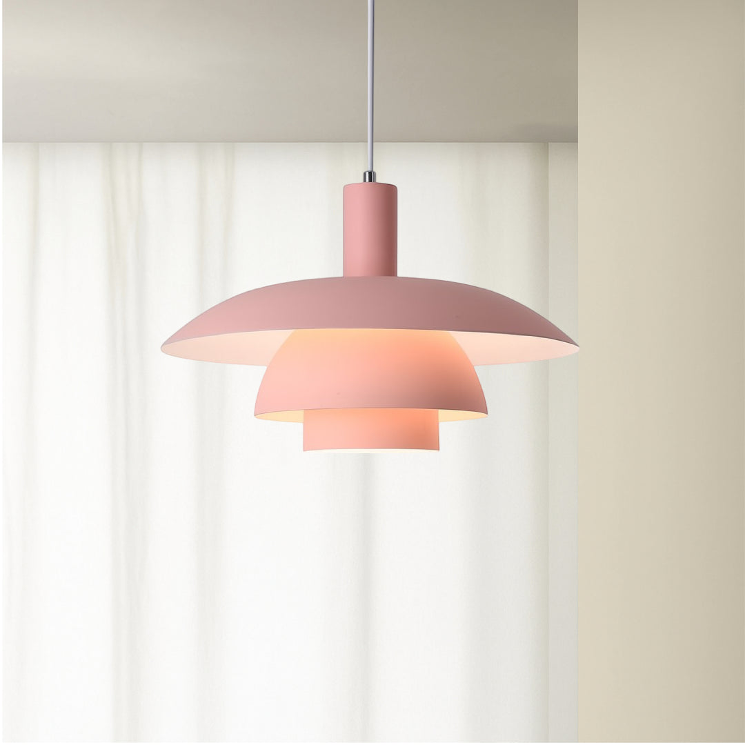 Layered Metal Pendant Light