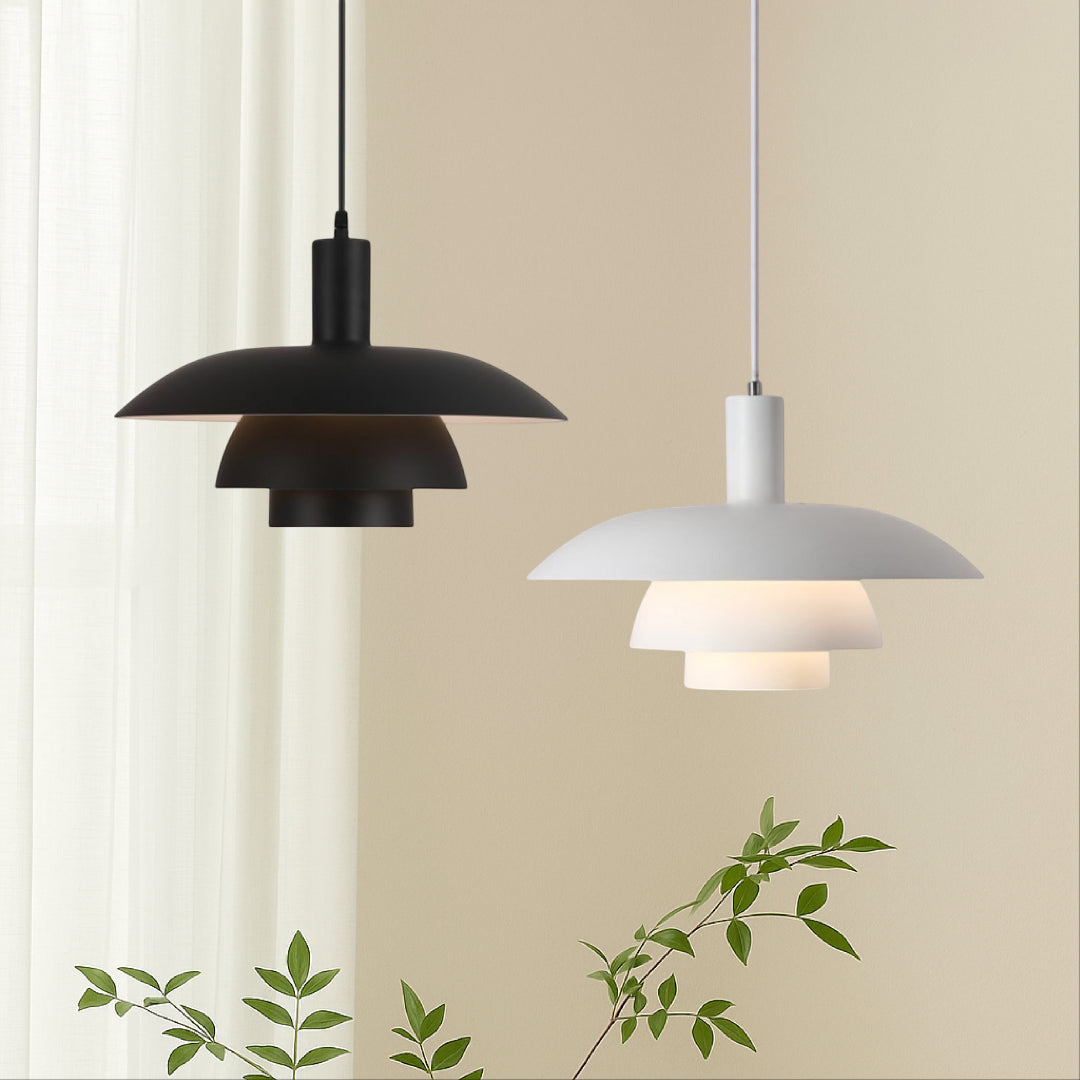 Layered Metal Pendant Light