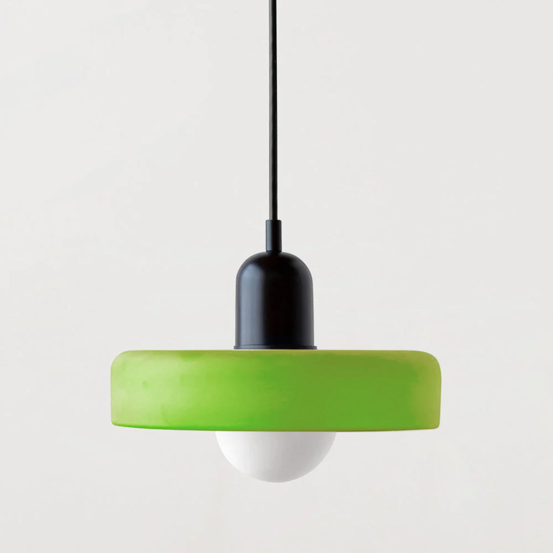 Modern Coloured Glass Pendant Light