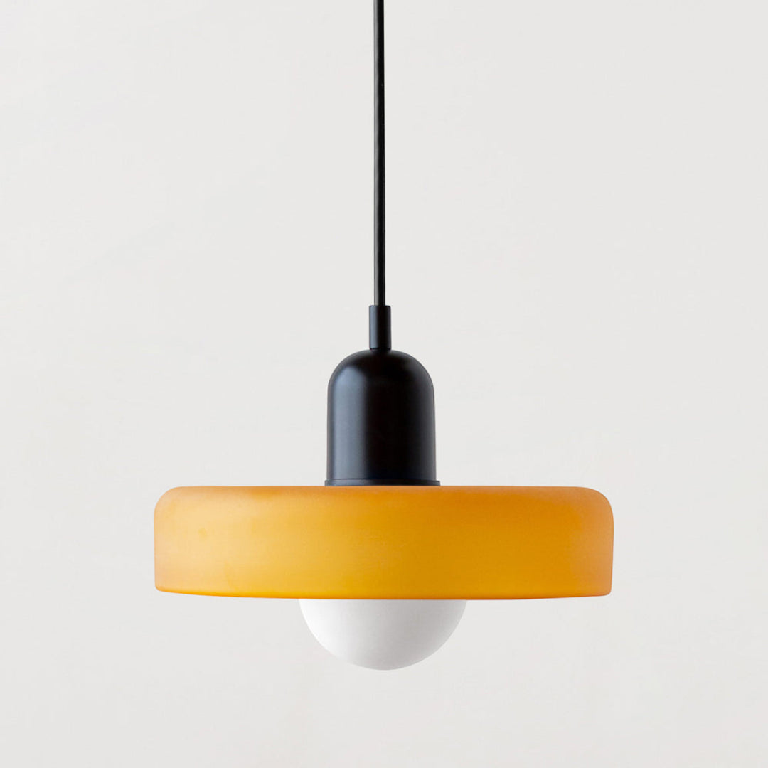 Modern Coloured Glass Pendant Light