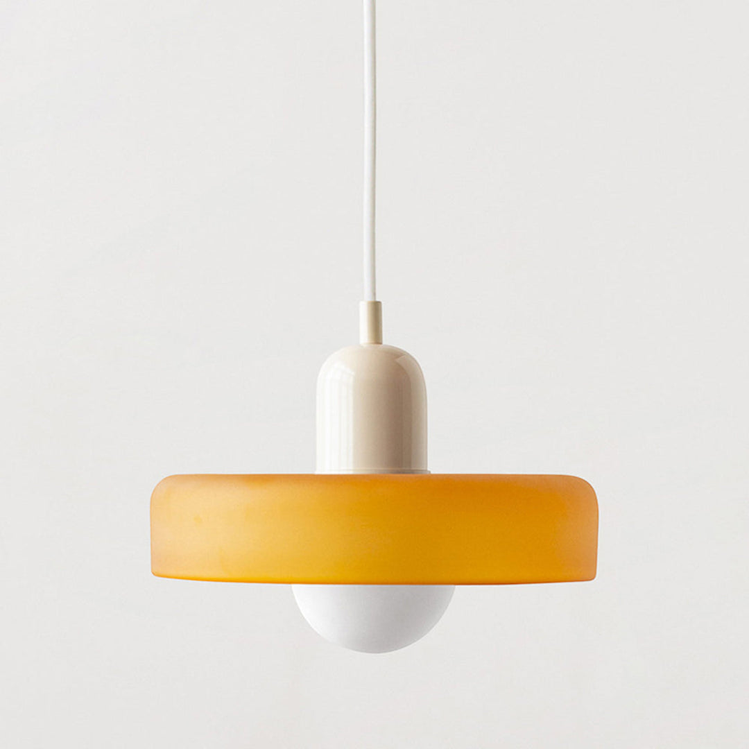 Modern Coloured Glass Pendant Light