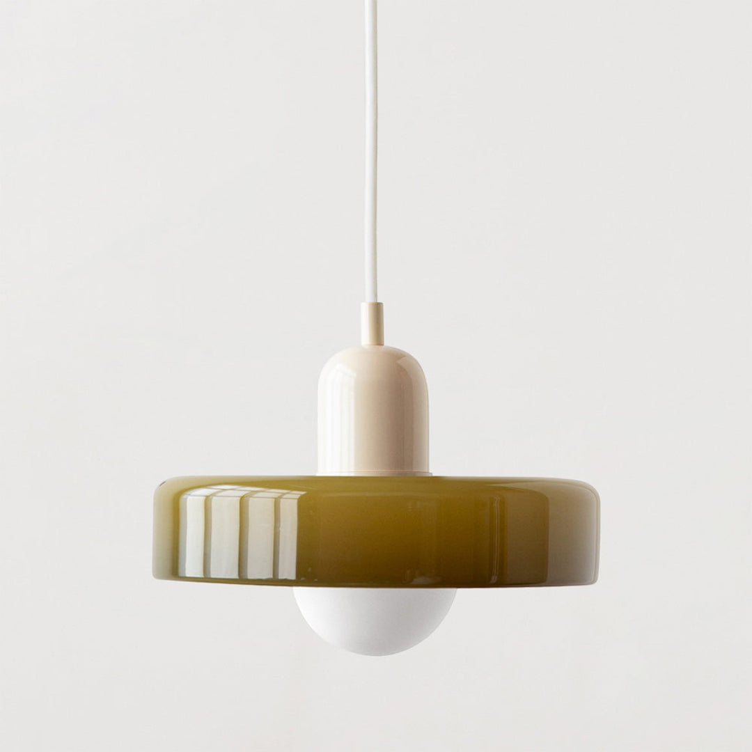 Modern Coloured Glass Pendant Light