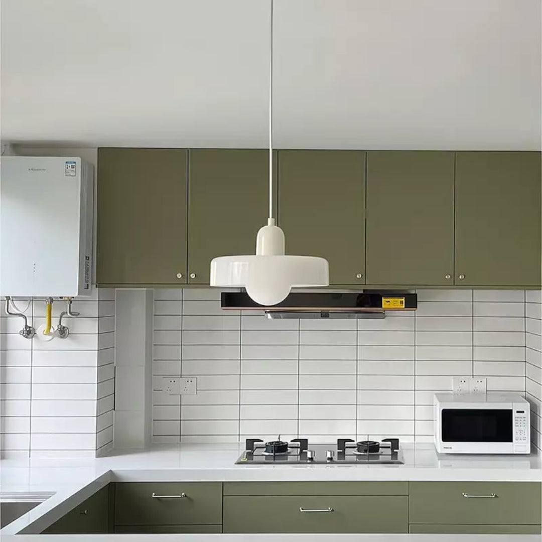 Modern Coloured Glass Pendant Light