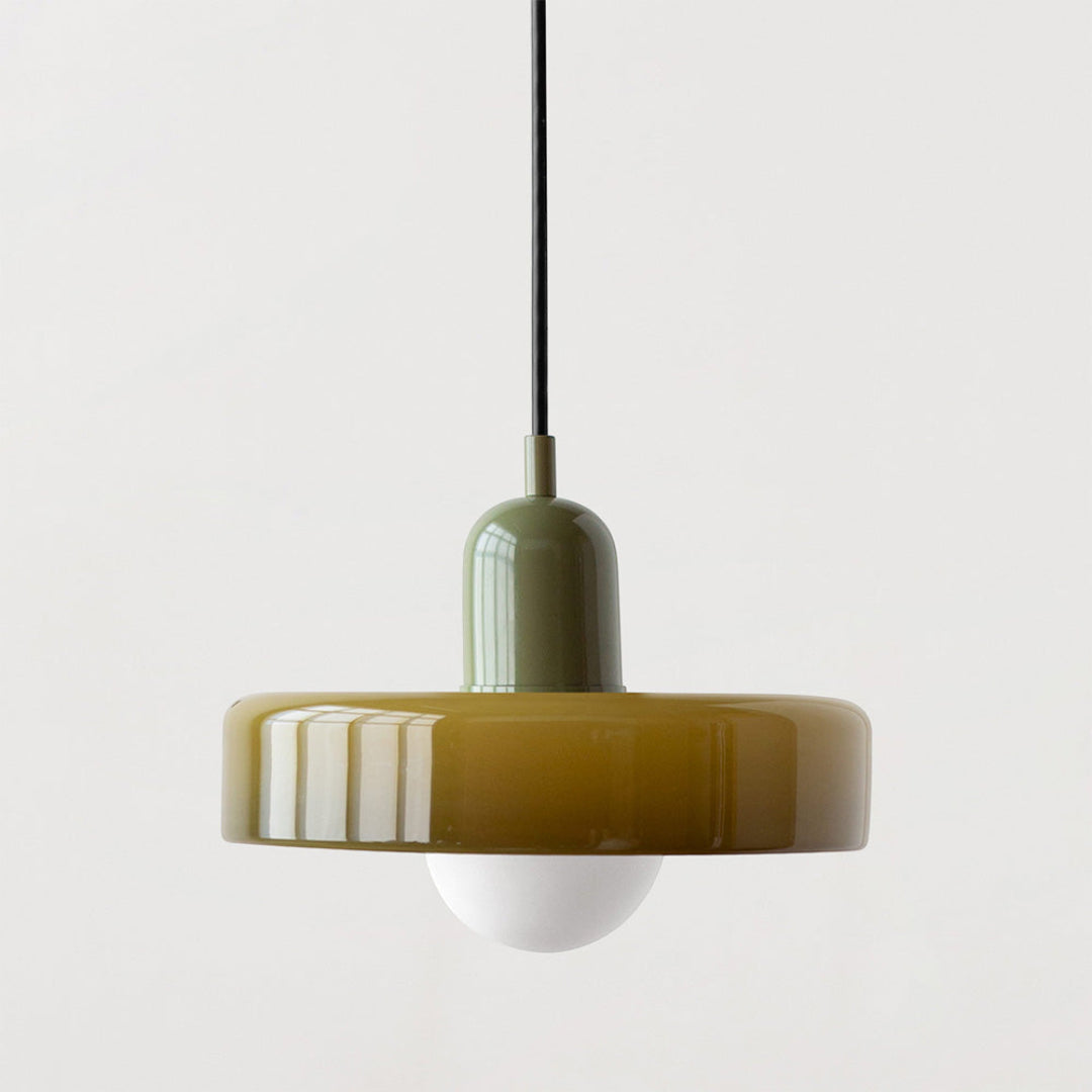 Modern Coloured Glass Pendant Light