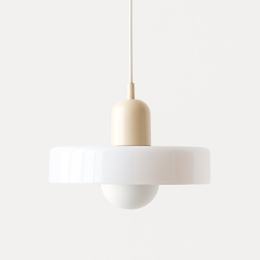 Modern Coloured Glass Pendant Light