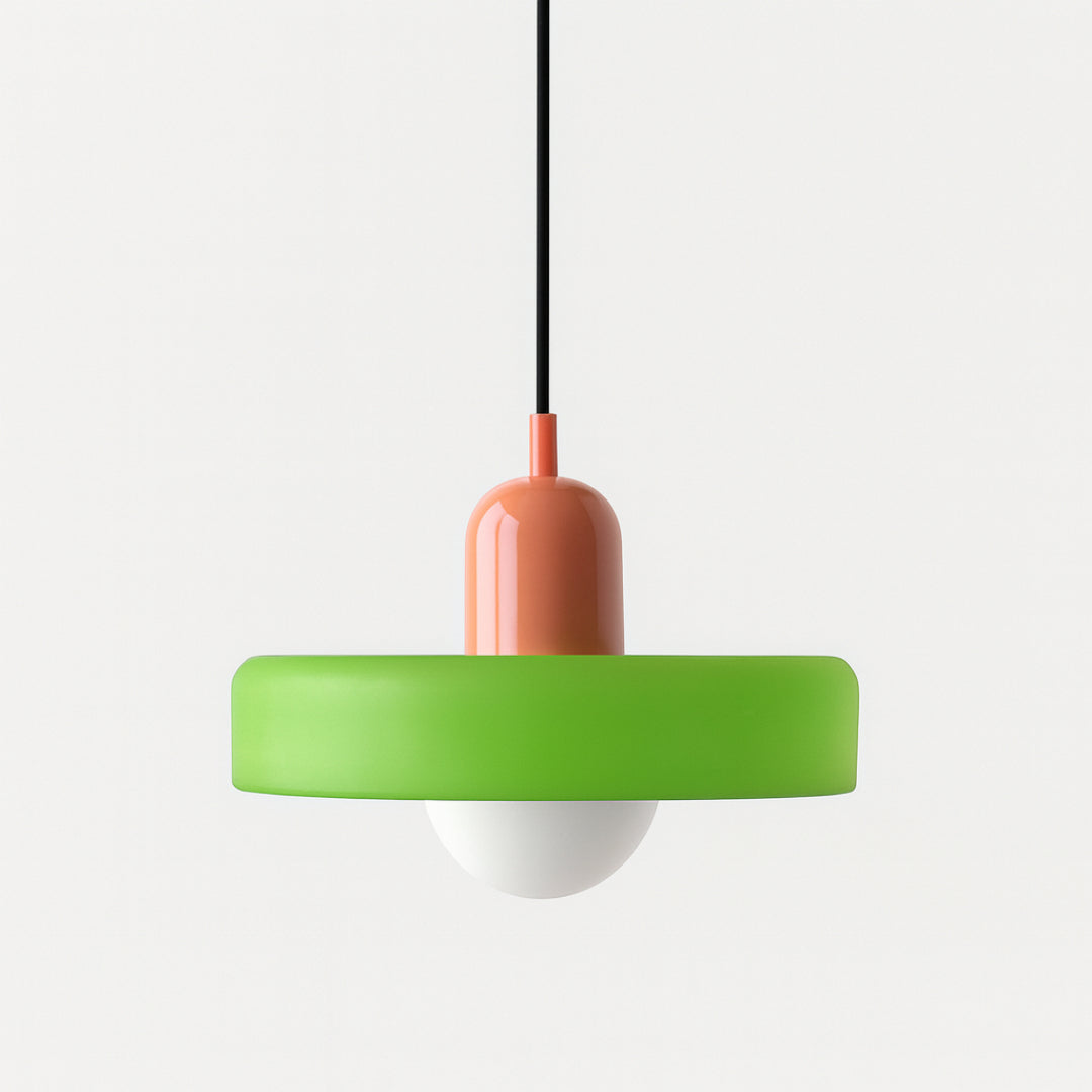 Modern Coloured Glass Pendant Light