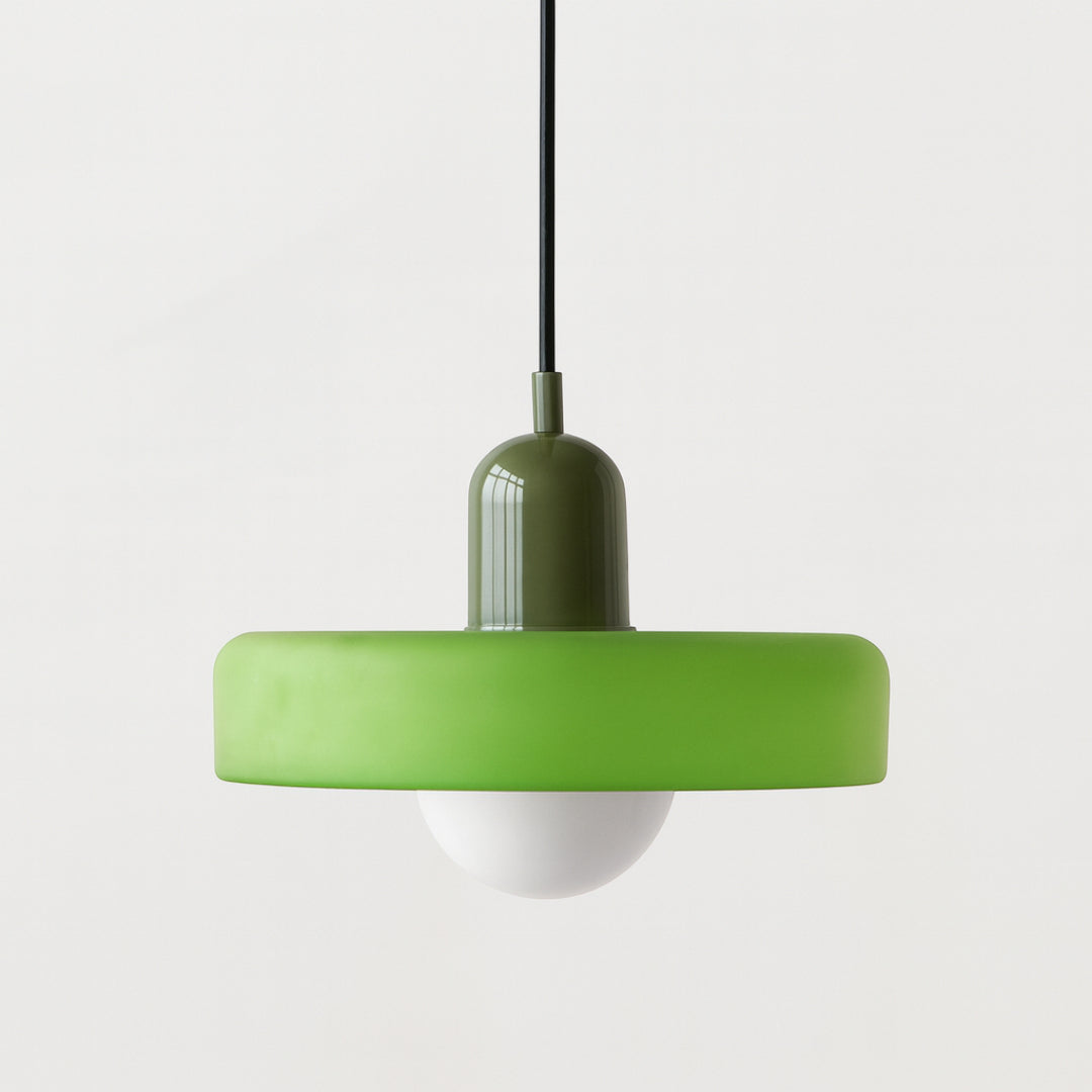 Modern Coloured Glass Pendant Light